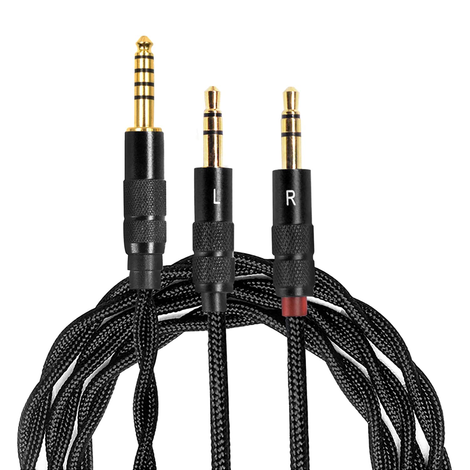 Amazon | HD4 ヘッドホン交換ケーブル 4.4MM バランスプラグ 1.5mの長